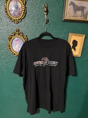 7 Brew Black Shirt Sz XXL